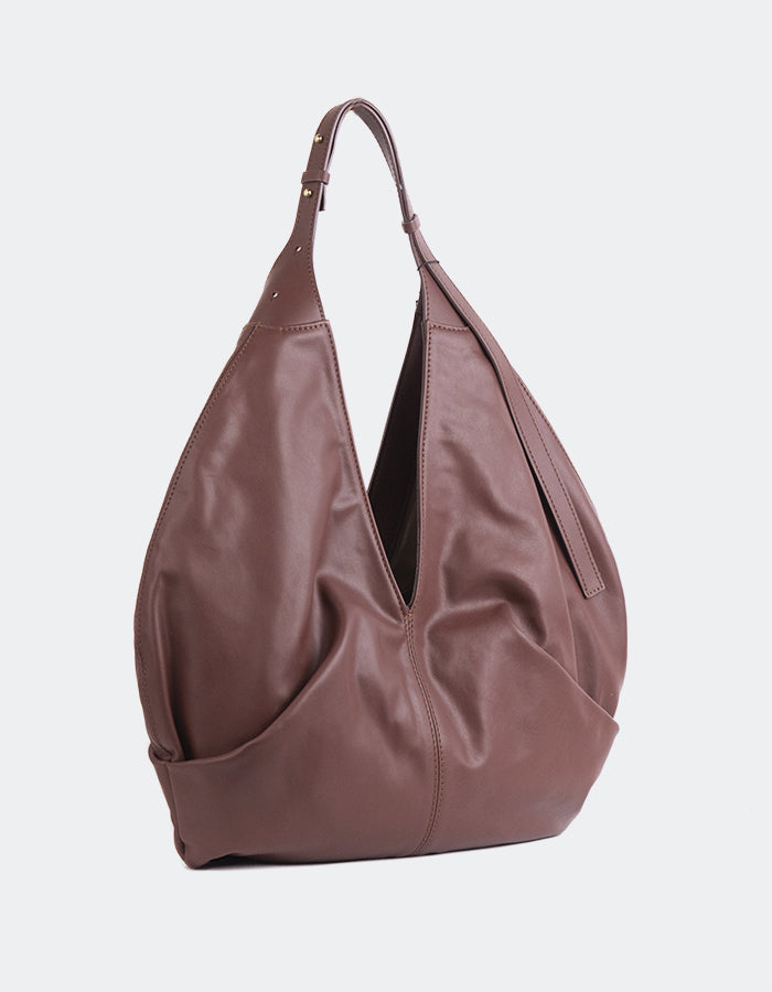 L'INTERVALLE Varana Sac à main femme cuir cognac (7125827747920)