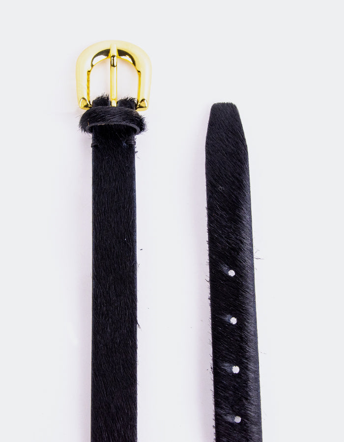 L'INTERVALLE Vestra Ceinture Femme Noir Pony