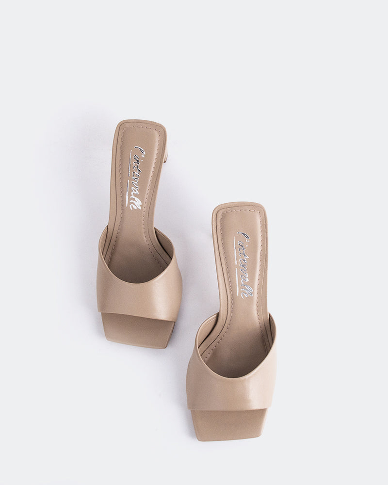 L'INTERVALLE Visalia Women's Shoe Mule Sandal Nude Leather