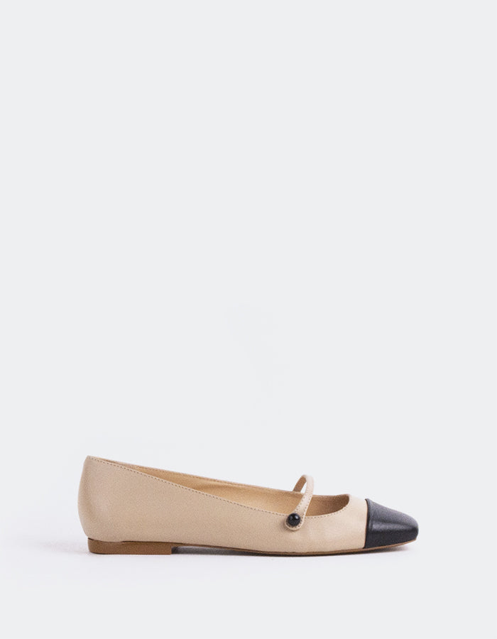 L'INTERVALLE Yarrow Ballerines Femme Nu Cuir