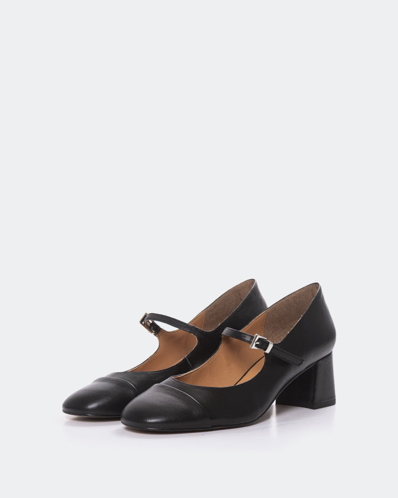 L'INTERVALLE Zanotti Women's Shoe Mary Jane Black Leather