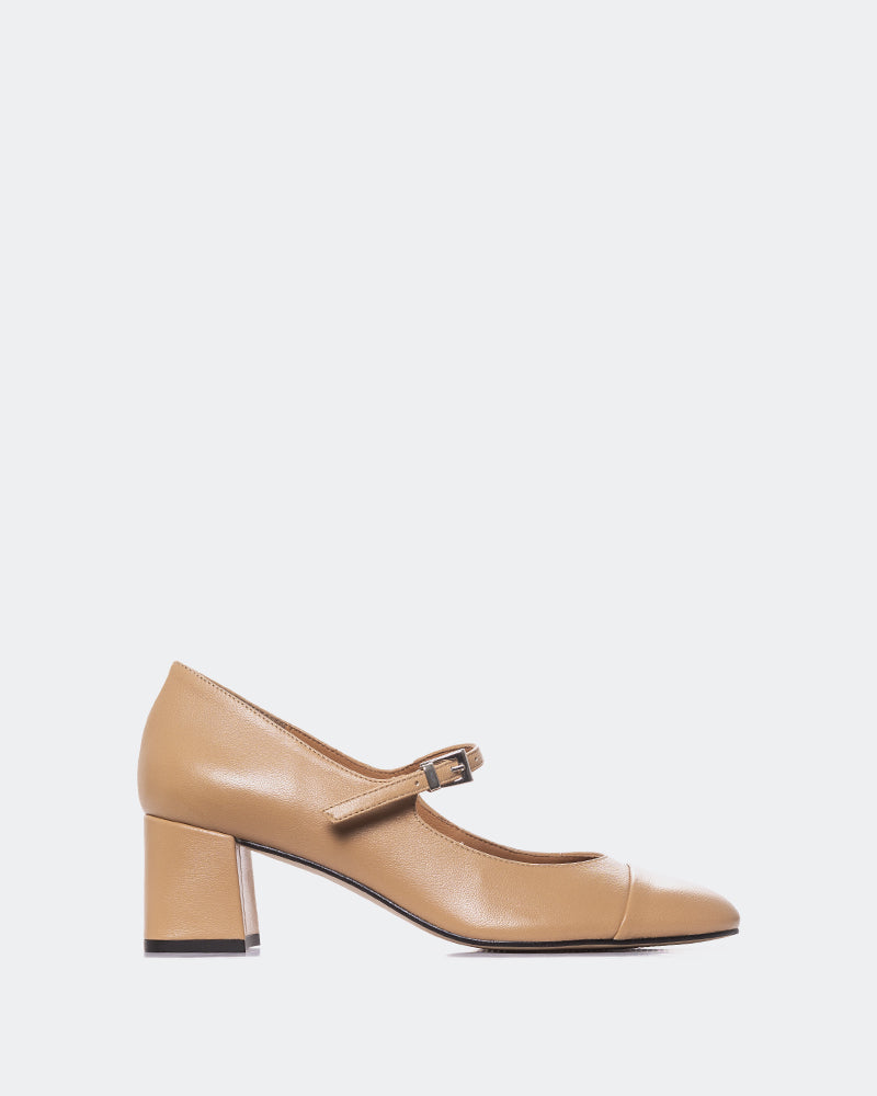 L'INTERVALLE Zanotti Chaussures pour femmes Mary Jane Chameau Cuir