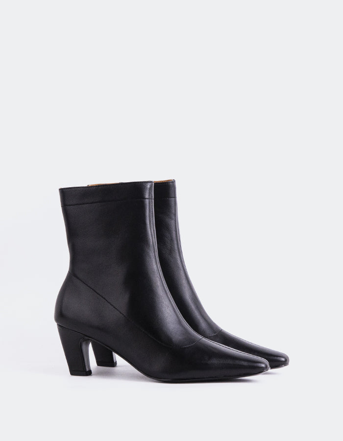 SHELLY SHEN Zarcero Bottines pour femmes Cuir Noir