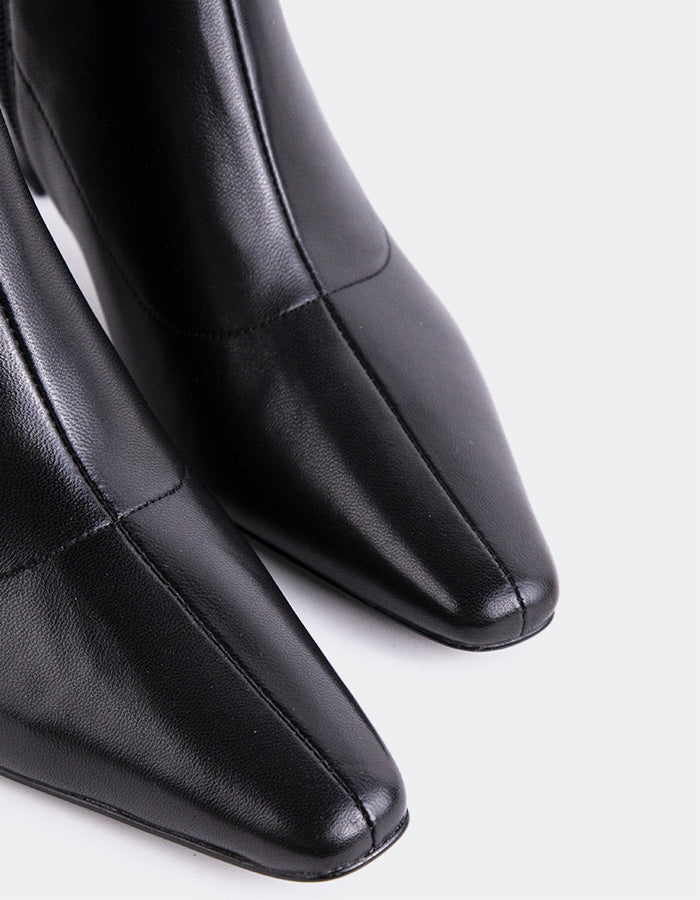 SHELLY SHEN Zarcero Bottines pour femmes Cuir Noir