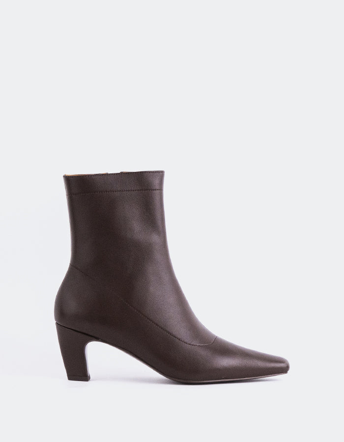 SHELLY SHEN Zarcero Bottines pour femmes Cuir Brun