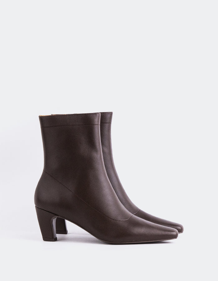 SHELLY SHEN Zarcero Bottines pour femmes Cuir Brun