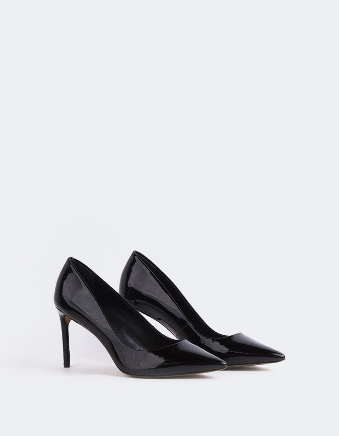 L'INTERVALLE Zinnia Women's High-Heel Pumps Black Patent