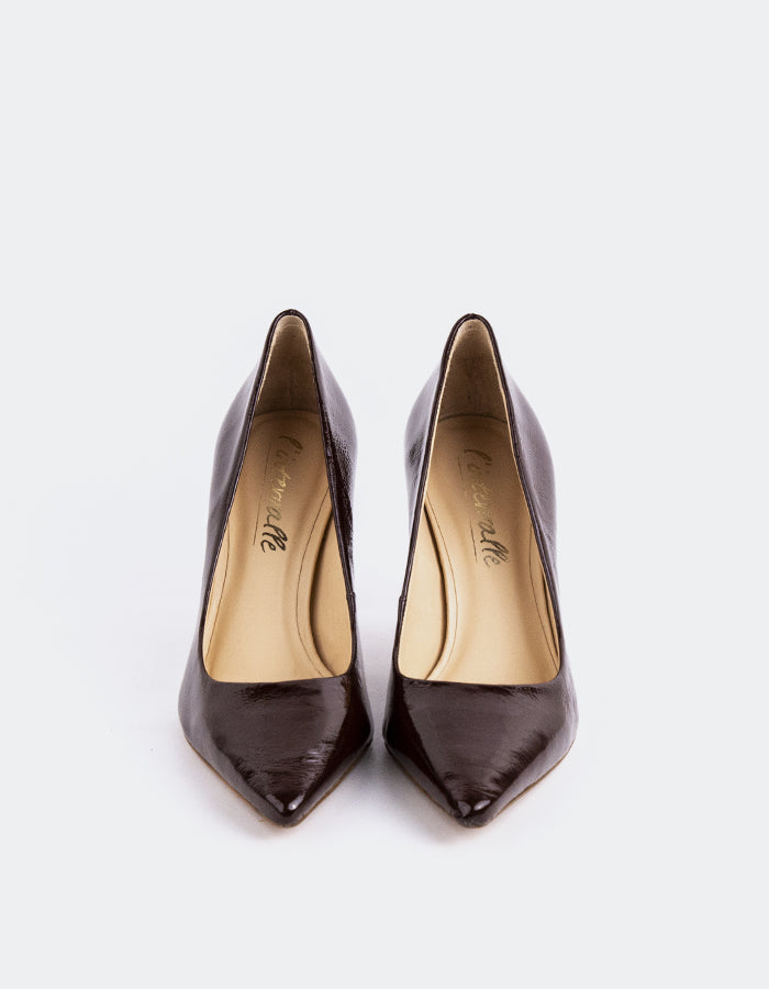 L'INTERVALLE Escarpins  à talons hauts pour femmes ZinniaBrun