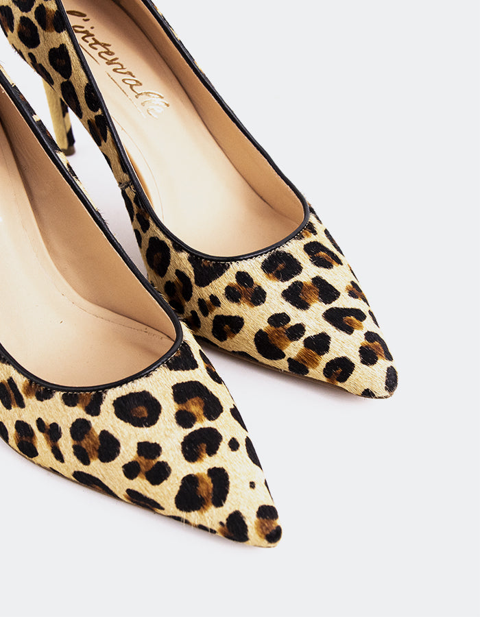 L'INTERVALLE Zinnia Women's High-Heel Pumps Leopard Pony