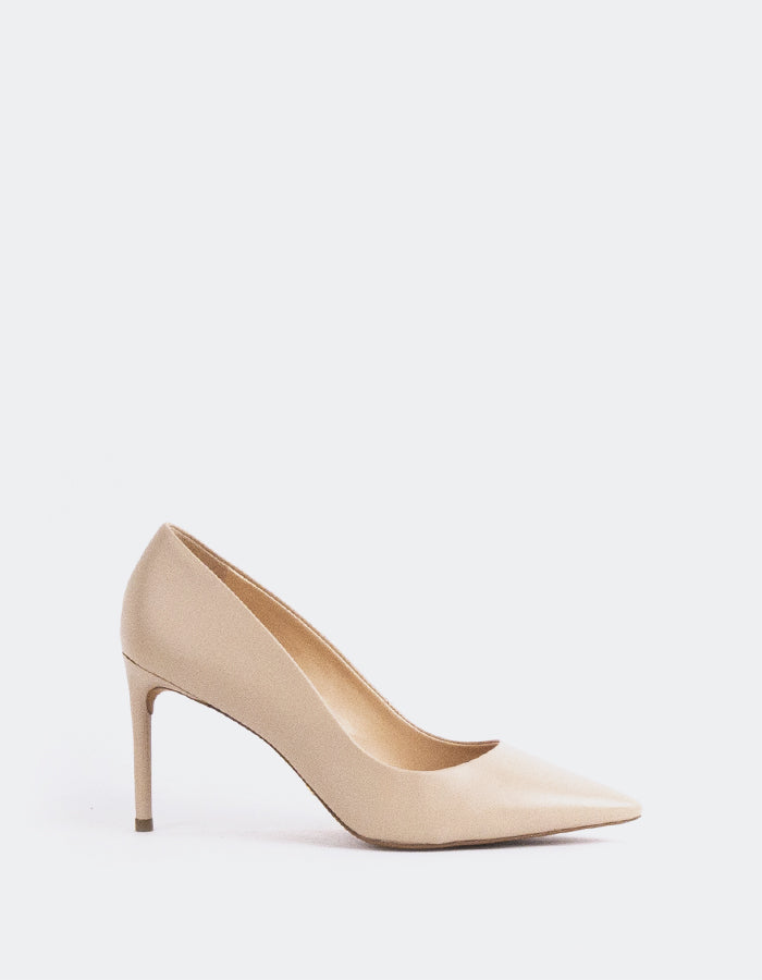 L'INTERVALLE Zinnia Women's High-Heel Pumps Nude Leather