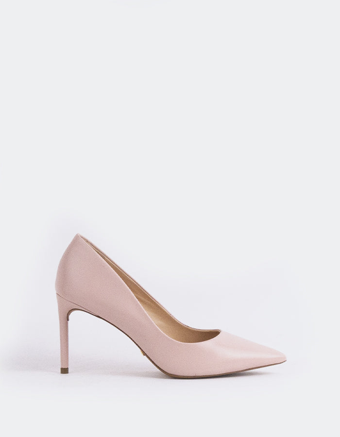 L'INTERVALLE Zinnia Women's High-Heel Pumps Pink Leather