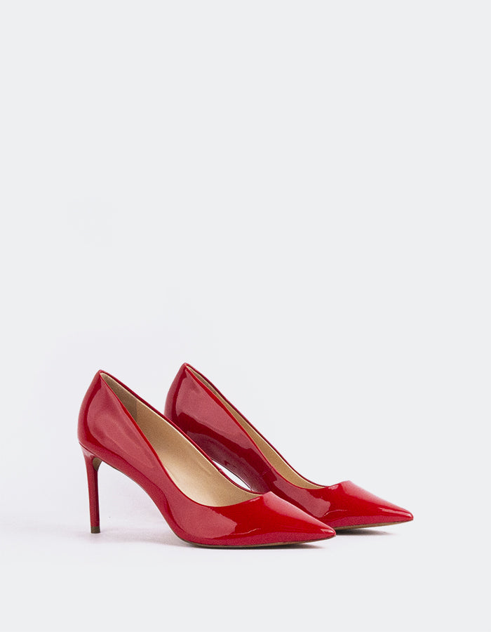 
L'INTERVALLE Zinnia Women's High-Heel Pumps Red Patent