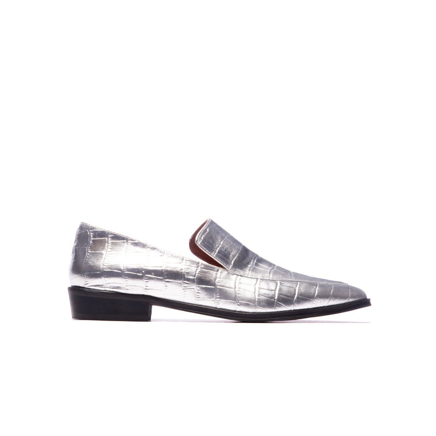 Marisol Silver Croco Leather (4467242926160)