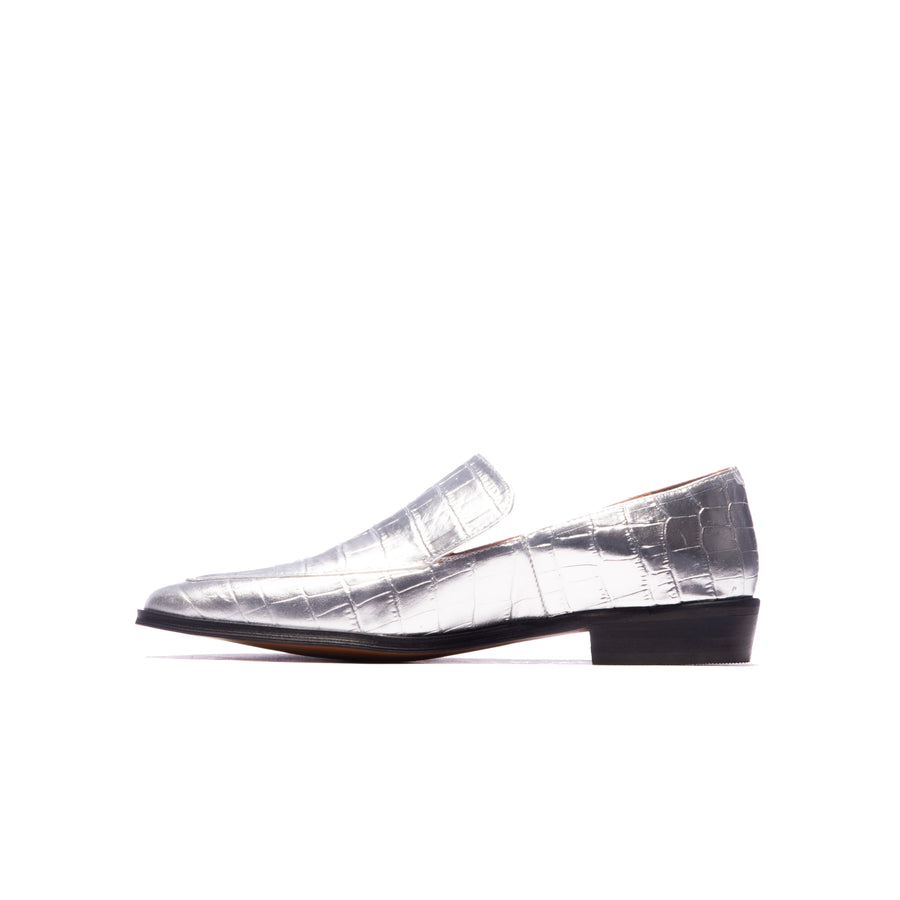 Marisol Silver Croco Leather (4467242926160)