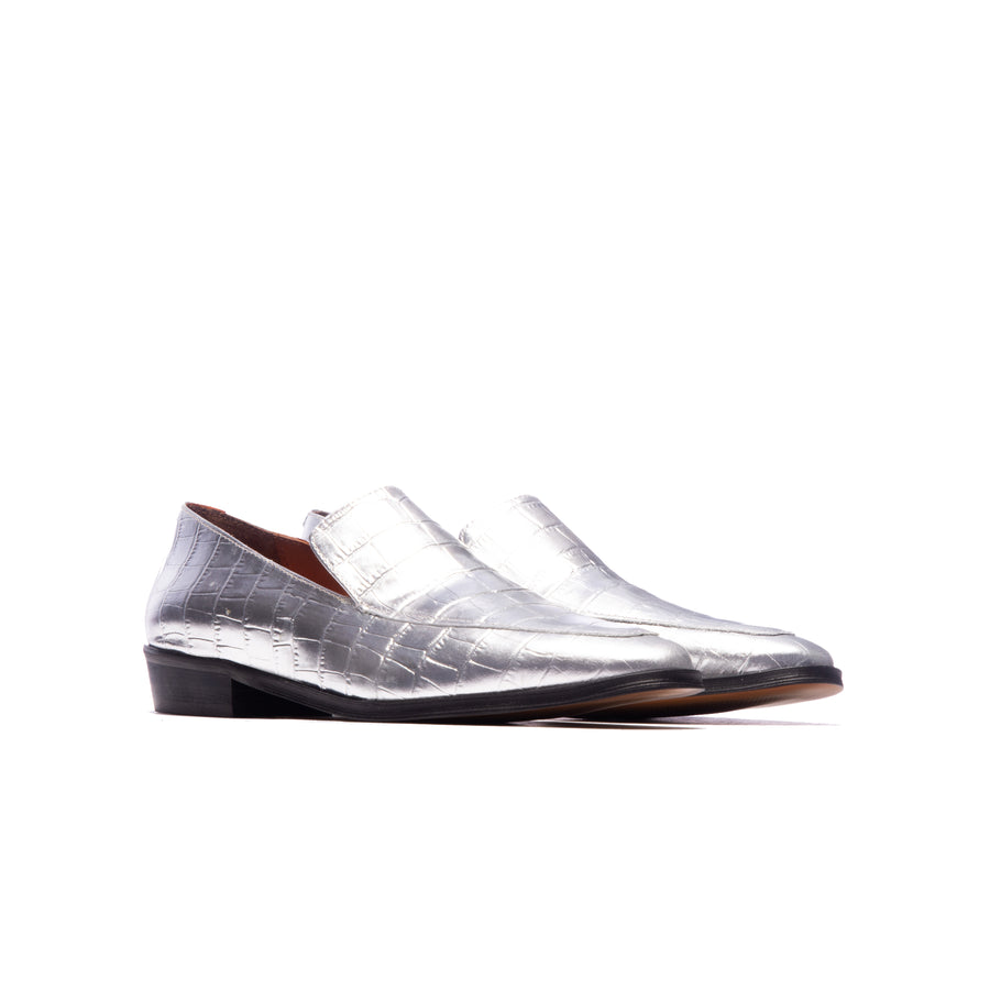 Marisol Silver Croco Leather (4467242926160)