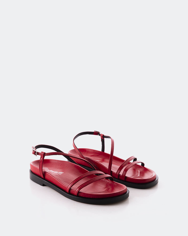 Cassiane Red Leather