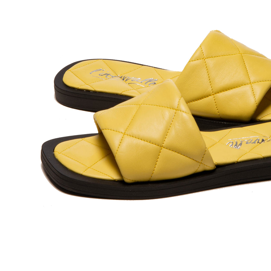 Bronte Yellow Leather