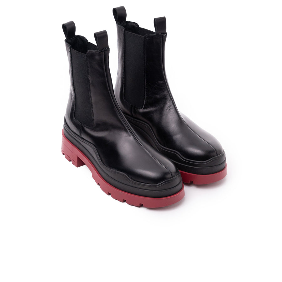 Creusot Black Leather / Red Sole