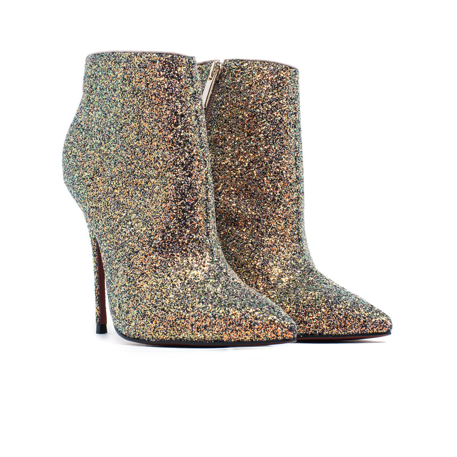 Lucia Champagne Glitter Ankle Boots (2394327122000)