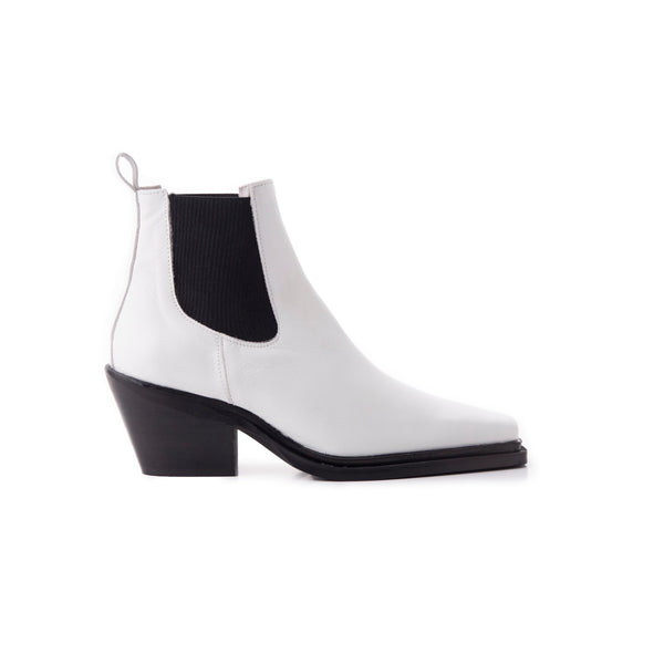 Western claire leather ankle boots sales