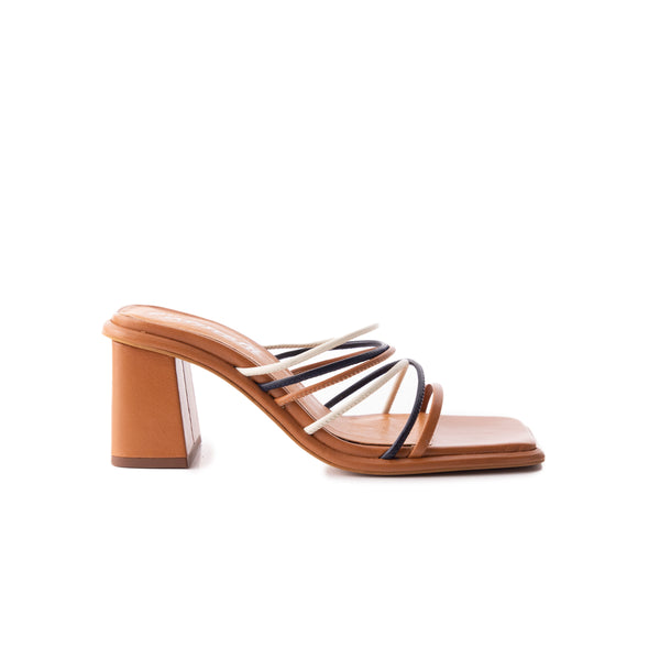 Larisa Tan Multi Leather L INTERVALLE