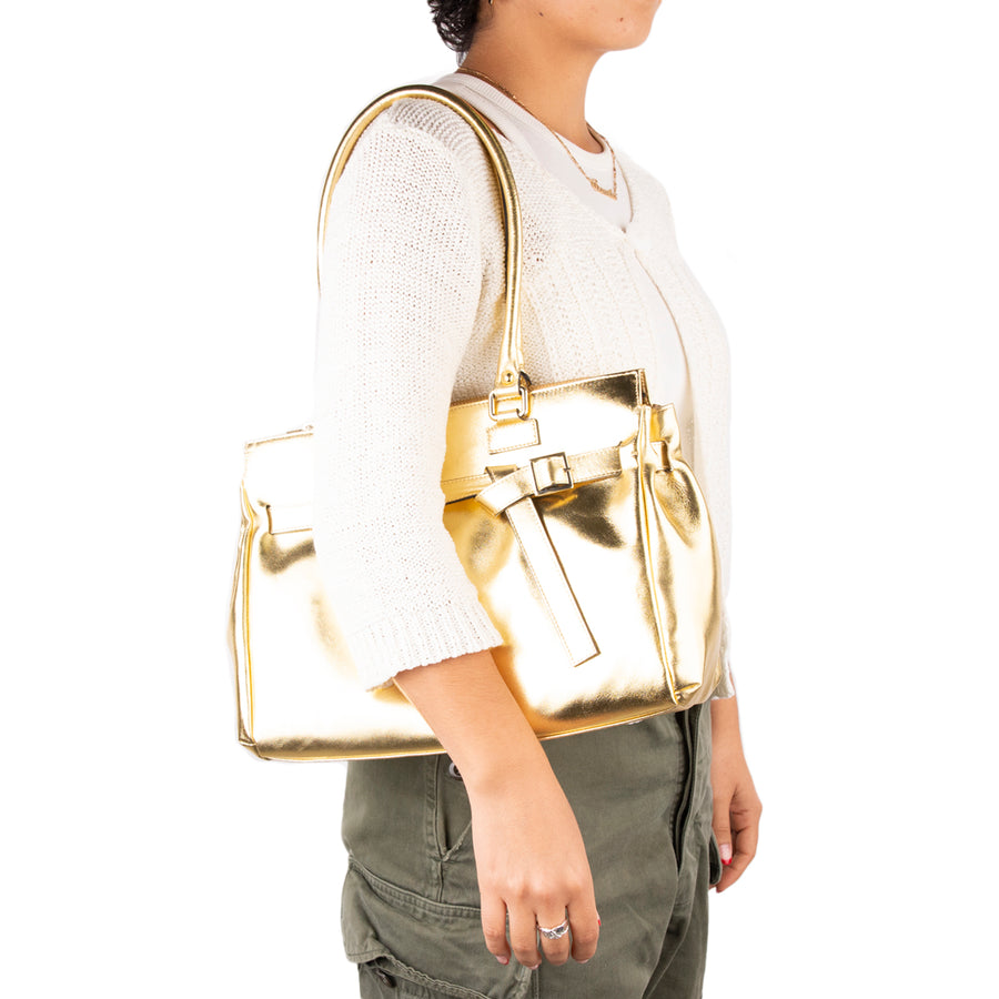 Avenue Gold Leather
