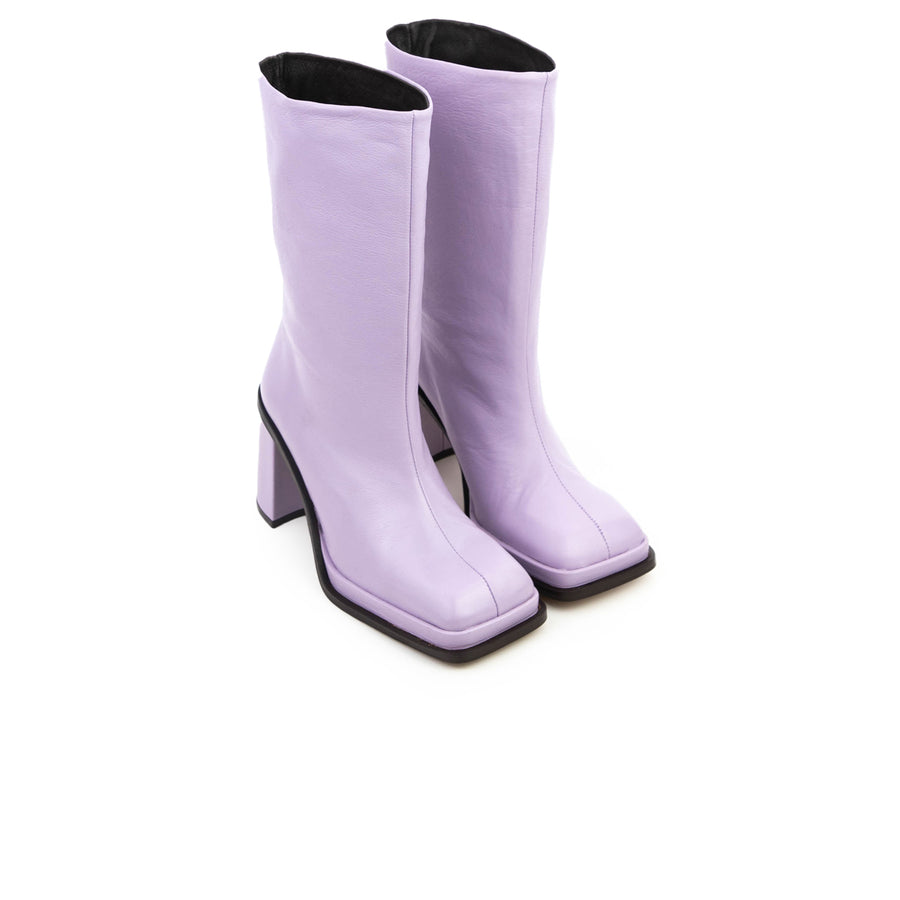 Chaumont cuir lilas