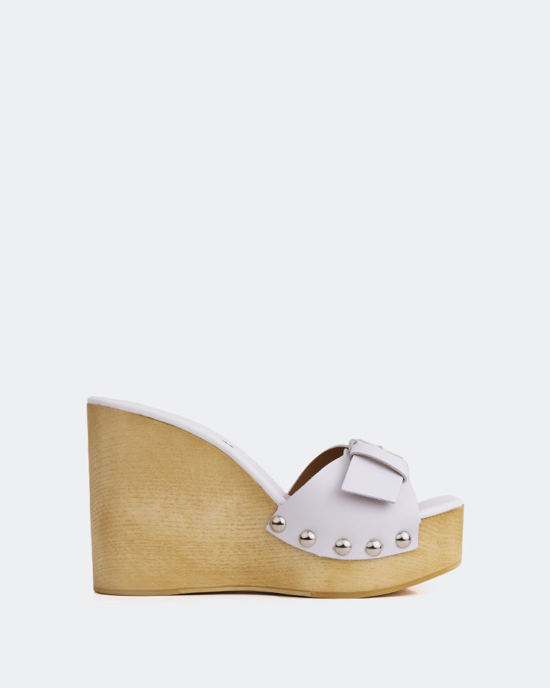 Adore, White Leather/Cuir Blanc