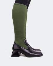 Bayeux Khaki Knit Stretch - Green / 36
