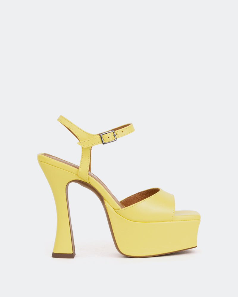 Betsey Yellow Leather/Cuir Jaune