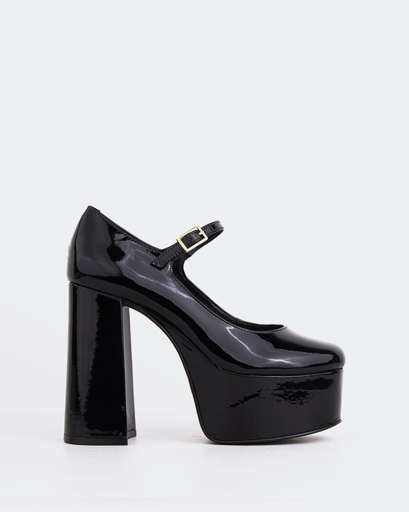 Carly Black Patent – L'INTERVALLE