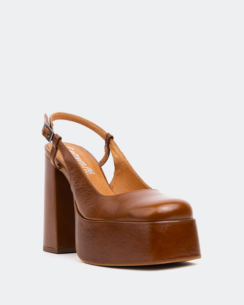 Cave, Tan Leather/Cuir Ocre