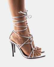 Farida Argent Leather - Argent / 36