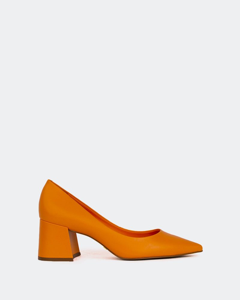 Josephine, Orange Leather/Cuir Orange