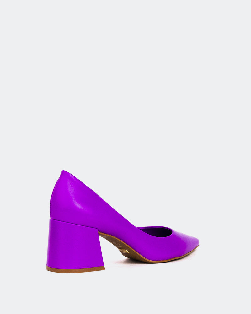 Josephine, Purple Leather/Cuir Violet