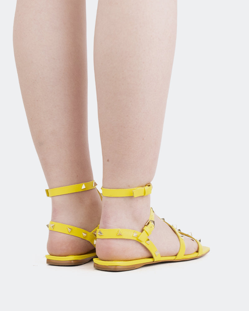 Marcie Yellow Leather