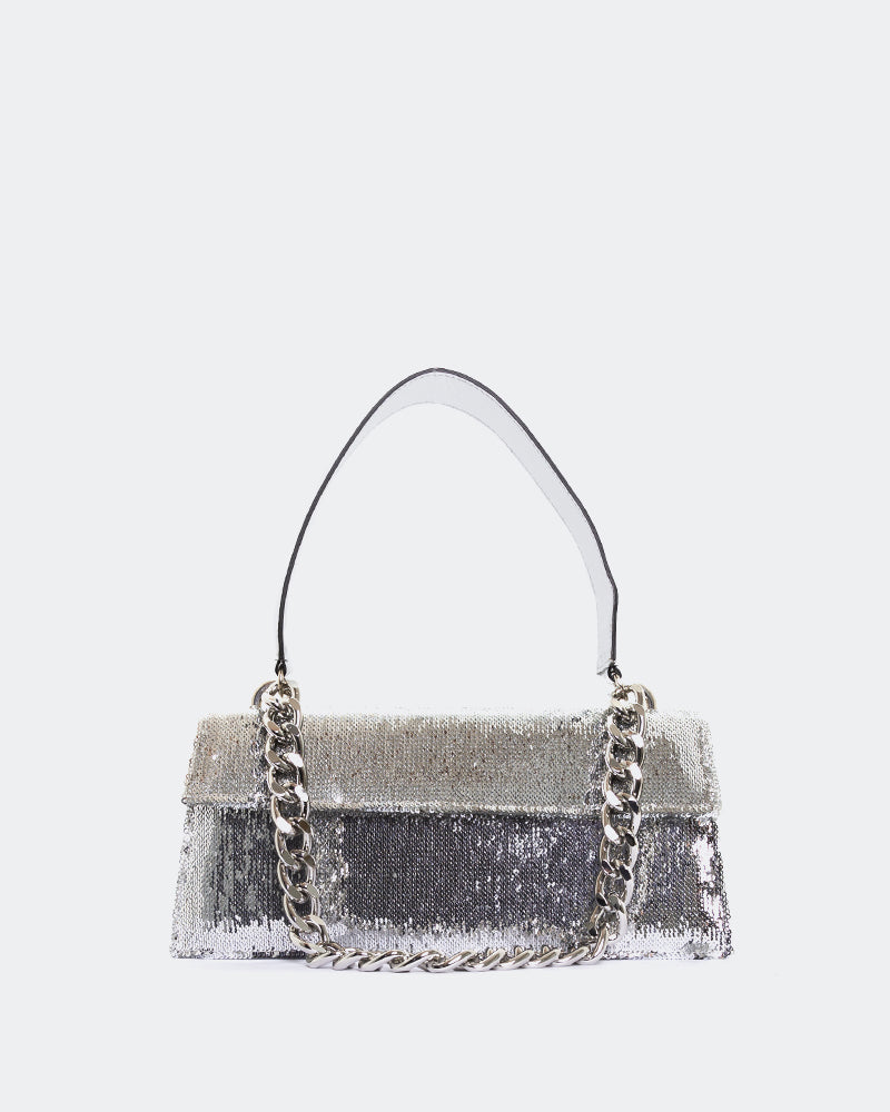 Mini Trav, Silver Sequins/Paillettes Argent