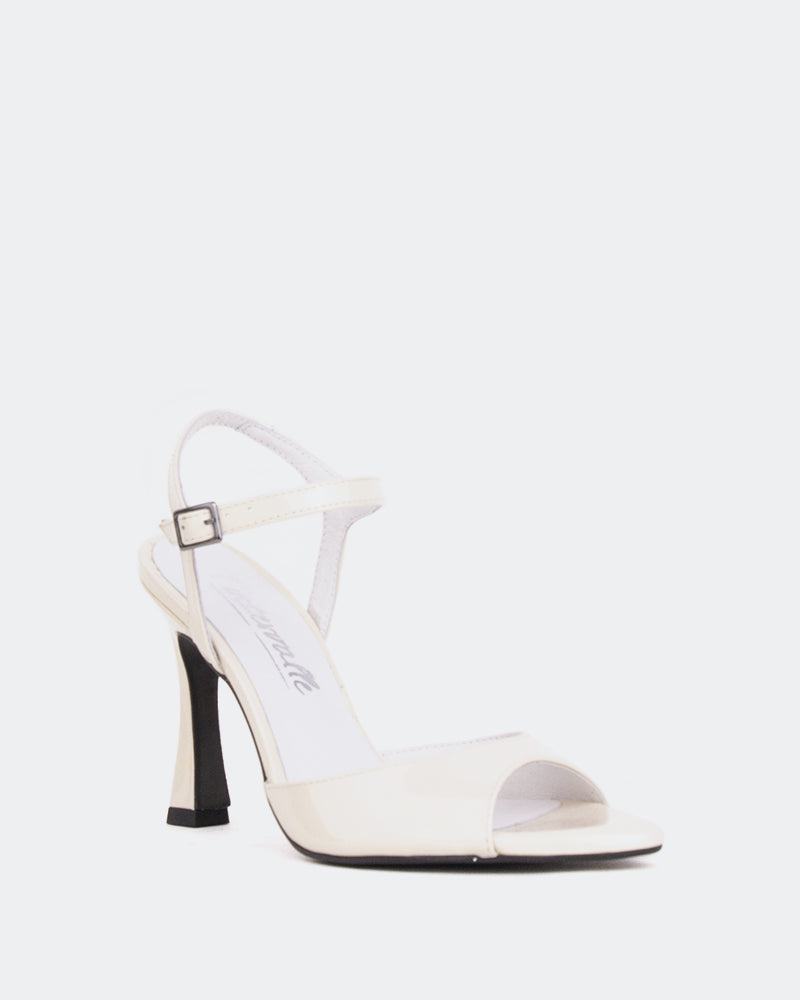 Miracle Off White Patent/Vern.Blanc Cassé