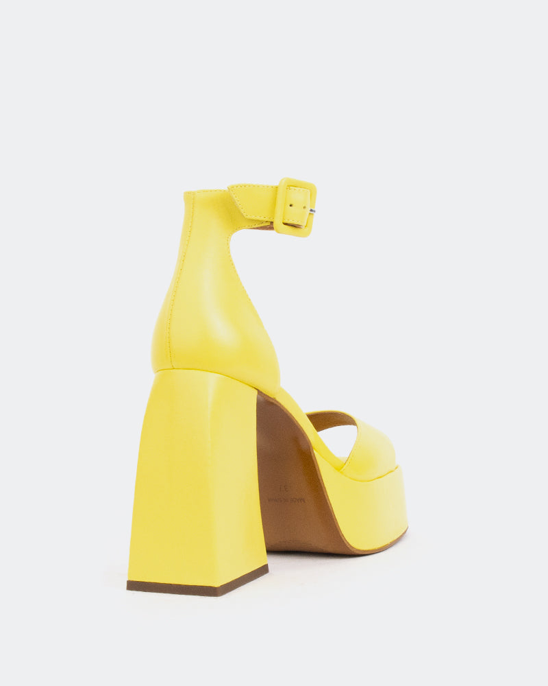 Moore, Yellow Leather/Cuir Jaune