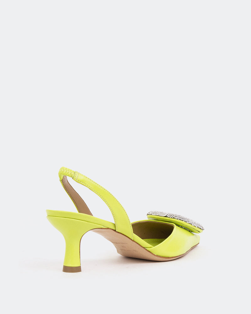 Reale, Green Leather/Cuir Vert