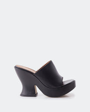 Rua Black Leather - Black / 36