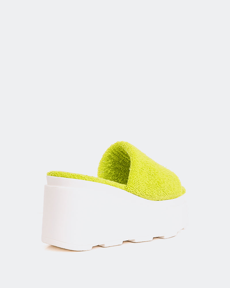 Skittles Lime Faux Fur