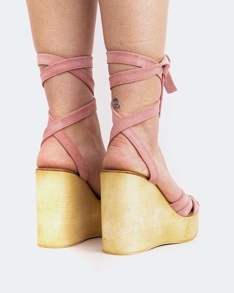 Sybille Pink Suede